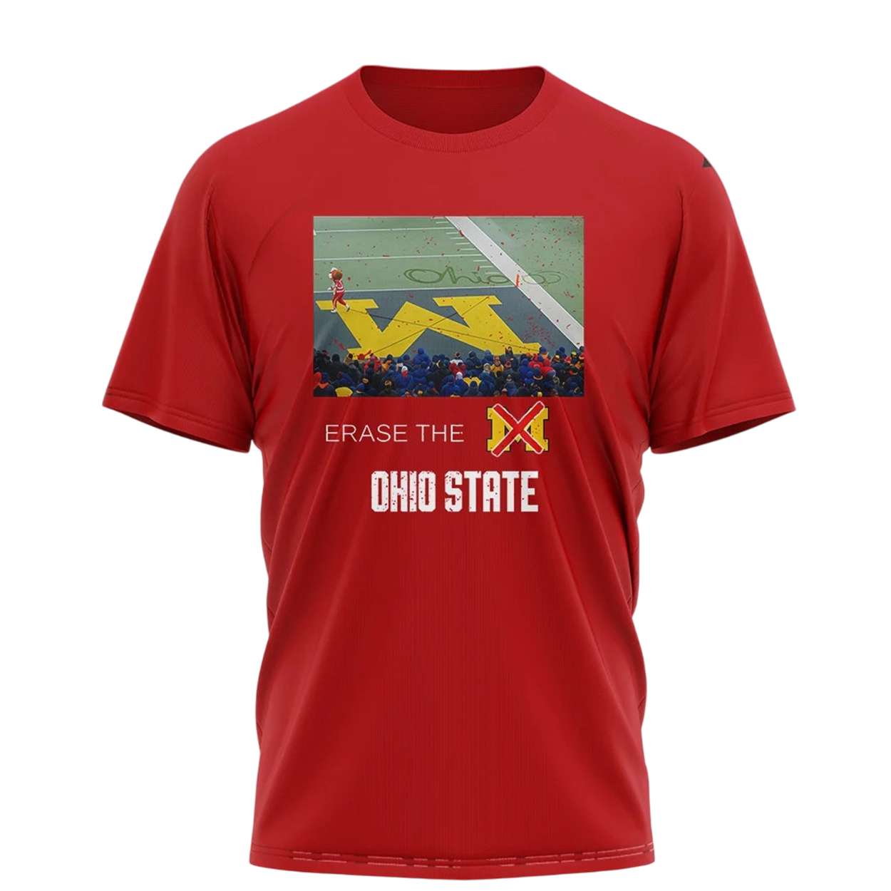 Ohio State Erase The M Michigan Shirt Ohio State Erase The M Michigan Shirt