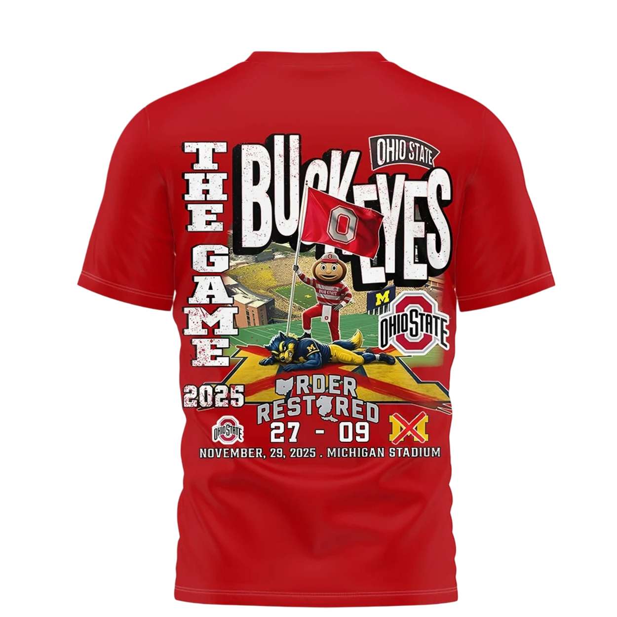 Ohio State Erase The M Michigan Shirt Ohio State Erase The M Michigan Shirt