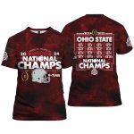Ohio State National Champions 9-Time 2024 2025 Shirt