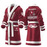 Oklahoma Football Est 1895 Personalized Fleece Bathrobe