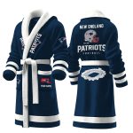 Patriots Football Est 1959 Personalized Fleece Bathrobe