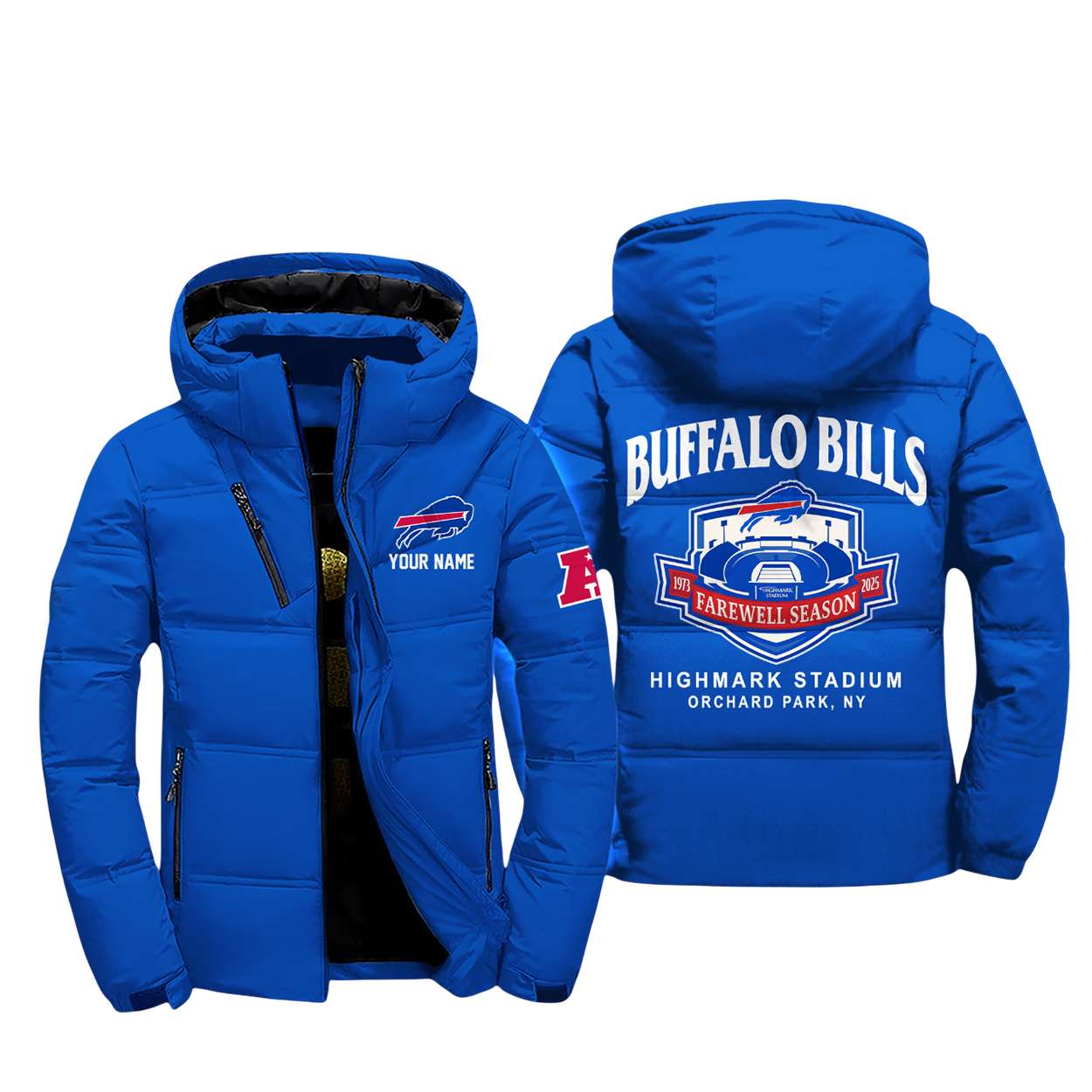 Personalized Bills 1973 2025 Farewell Season Winter Fleece Jacket Personalized Bills 1973-2025 Farewell Season Winter Fleece Jacket