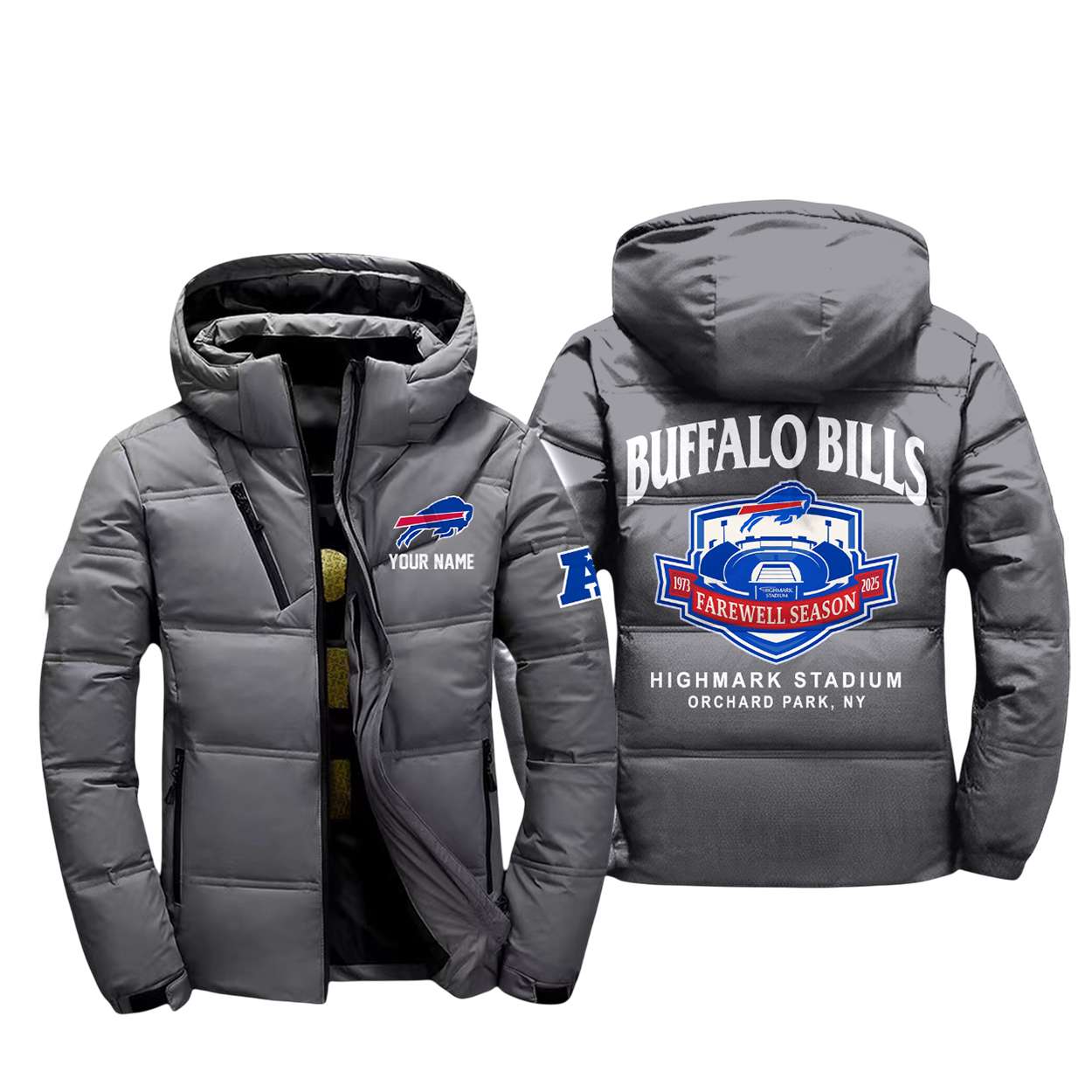 Personalized Bills 1973-2025 Farewell Season Winter Fleece Jacket Personalized Bills 1973-2025 Farewell Season Winter Fleece Jacket