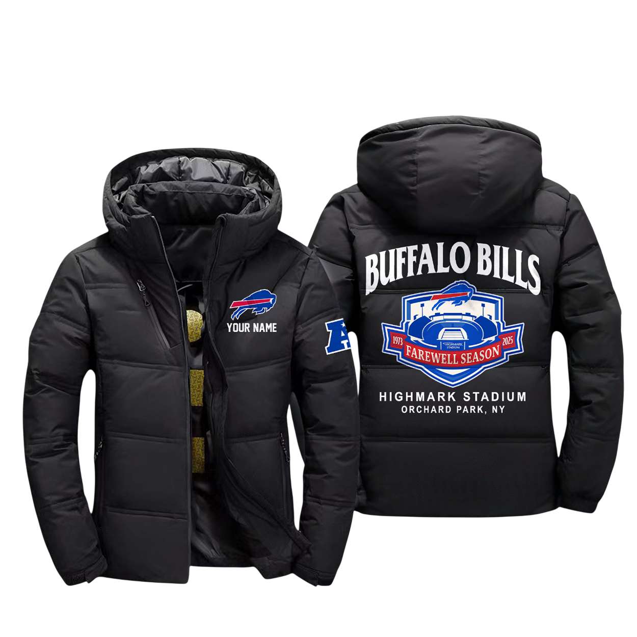 Personalized Bills 1973-2025 Farewell Season Winter Fleece Jacket Personalized Bills 1973-2025 Farewell Season Winter Fleece Jacket