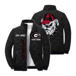 Personalized Bulldogs Est 1892 Winter Warm Quilted Jacket