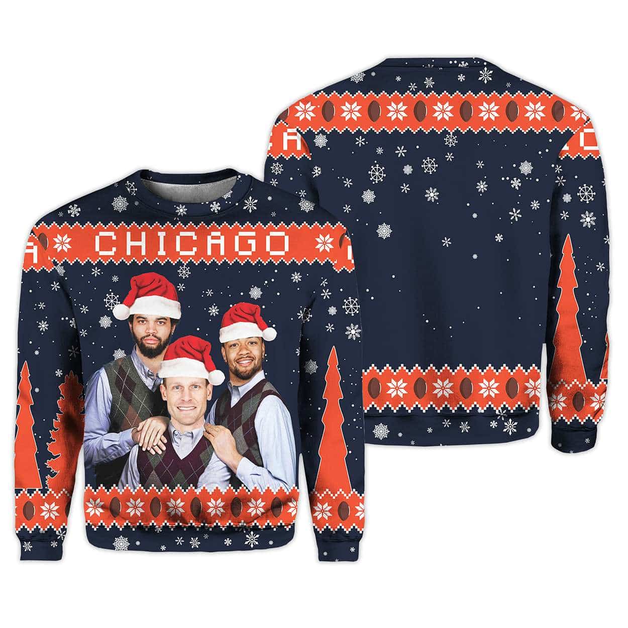 Personalized Caleb Williams Rome Odunze Ben Johnson Chicago Ugly Sweater 1 Personalized Caleb Williams Rome Odunze Ben Johnson Chicago Ugly Sweater