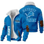 Personalized Lions Winter Fleece Western Jacket