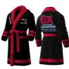 Personalized Patriots Est 1960 6X SB Champions Fleece Bathrobe