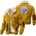 Personalized Steelers Est 1933 Winter Fleece Jacket