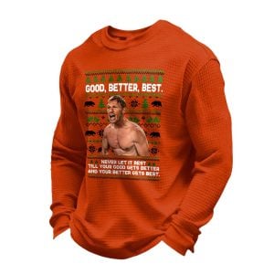 Bears Coach Ben Johnson Good Better Best Waffle Sweatshirt1