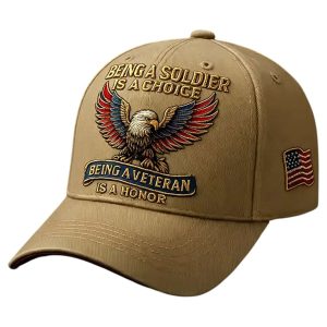 Being A Soldier Being A Veteran Commemorative Cap3