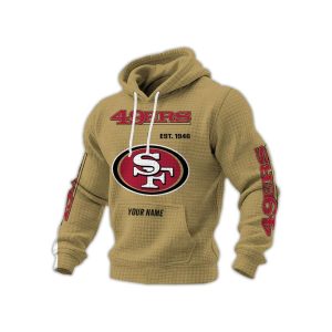 49ers Est 1946 Personalized Waffle Hoodie1