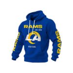 Rams Est 1936 Personalized Waffle Hoodie