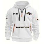 Ravens Est 1996 Hoodie Half Zipper