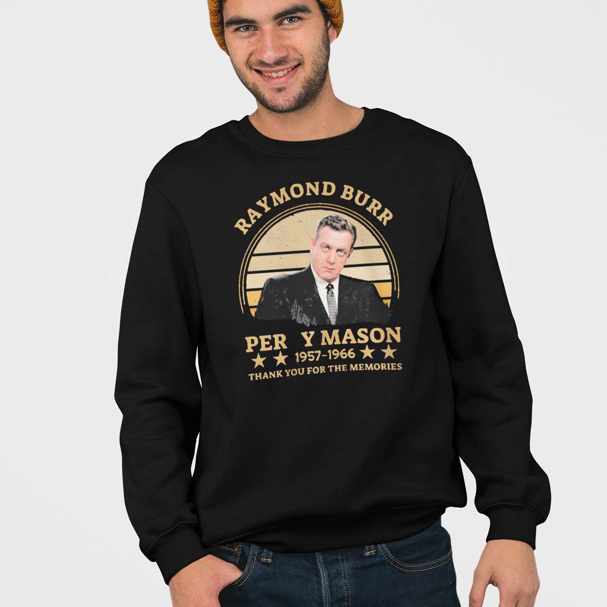 Raymond Burr Perry Mason 1957-1966 Thank You For The Memories Shirt Raymond Burr Perry Mason 1957-1966 Thank You For The Memories Shirt