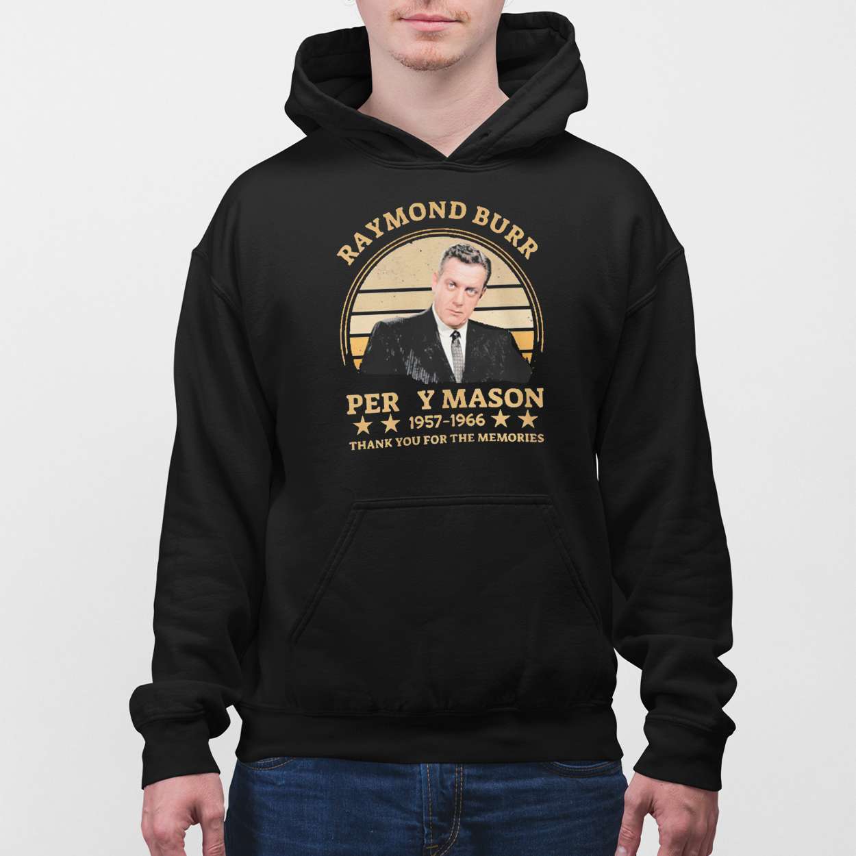 Raymond Burr Perry Mason 1957-1966 Thank You For The Memories Shirt Raymond Burr Perry Mason 1957-1966 Thank You For The Memories Shirt