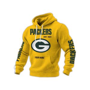 Packers Est 1921 Personalized Waffle Hoodie1