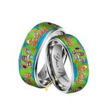 Scooby Doo x Christmas Silver Tungsten Rings Gift For Fans