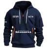 Seahawks Est 1974 HOODIE HALF ZIPPER