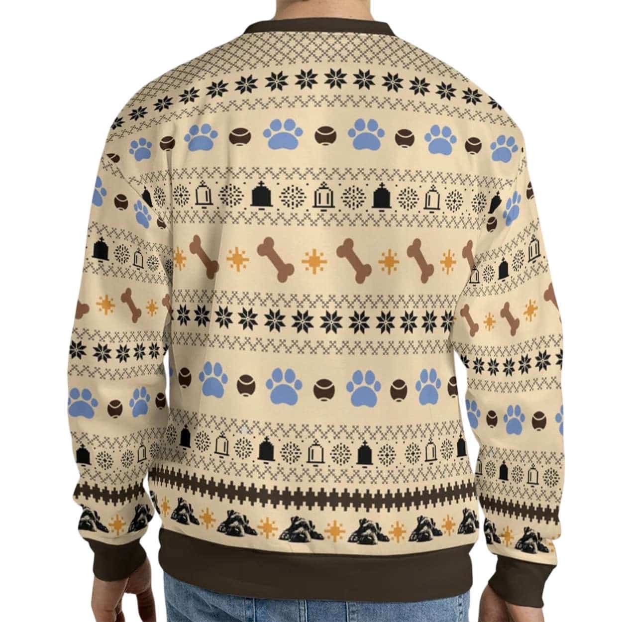 Snots Mississippi Leg Hound Ugly Christmas Sweater Snots Mississippi Leg Hound Ugly Christmas Sweater