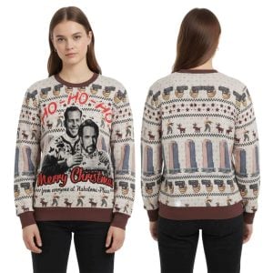 Ho Ho Ho Merry Christmas Die Hard Ugly Christmas Sweater