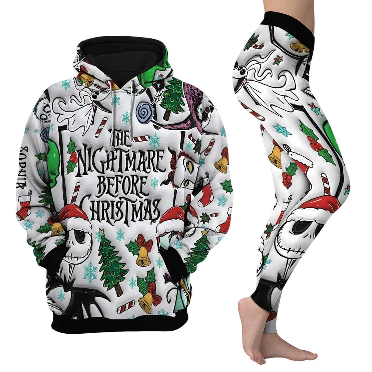 The Nightmare Before Christmas Hoodie Legging Set The Nightmare Before Christmas Hoodie Legging Set