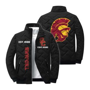 Personalized USC Trojans Est 1888 Winter Warm Quilted Jacket