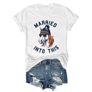 Married Into This Denver Football Tee3