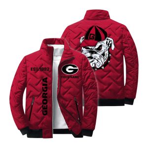 Personalized Bulldogs Est 1892 Winter Warm Quilted Jacket1