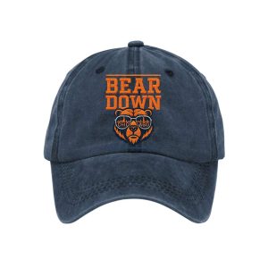 Retro Good Better Best Bear Down Print Baseball Cap