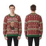 Walken In A Winter Wonderland Ugly Christmas Sweater