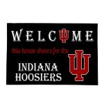 Welcome This House Cheers for The Hoosiers Doormat