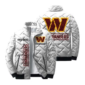 Personalized Commanders Est 1932 Winter Warm Quilted Jacket4