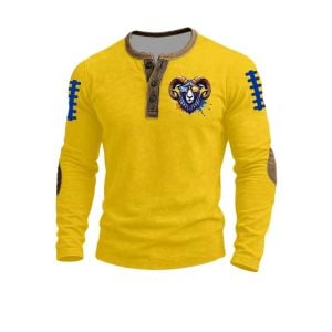 LA Rams Football Game Day Henley Top1