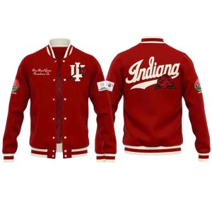 Hoosiers Rose Bowl 2026 Baseball Jacket