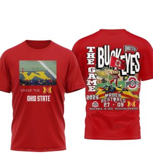 Ohio State Erase The M Michigan Shirt
