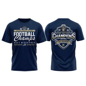 Navy Midshipmen Commanders In Chief CIC Trophy 2025 Champions Shirt