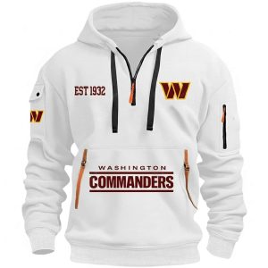 Commanders Est 1932 HOODIE HALF ZIPPER1