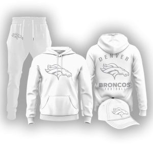 2025 Broncos White Out Hoodie