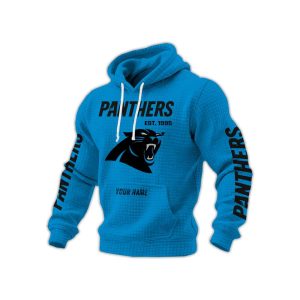 Panthers Est 1995 Personalized Waffle Hoodie