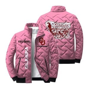 Personalized Sooners Est 1895 Winter Warm Quilted Jacket3