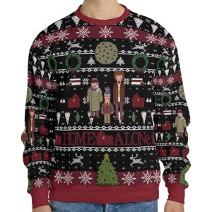 Holiday Mischief Home Alone Ugly Christmas Sweater2