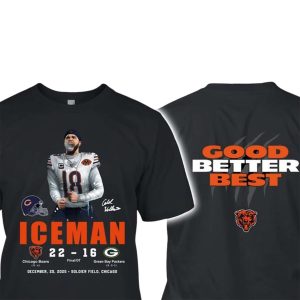 2025 Caleb Williams Iceman Signature Two Sided Shirt