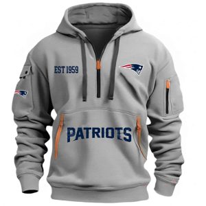 Patriots Est 1959 HOODIE HALF ZIPPER3
