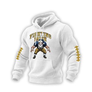 Fighting Irish Gnome Player Football Waffle Hoodie2