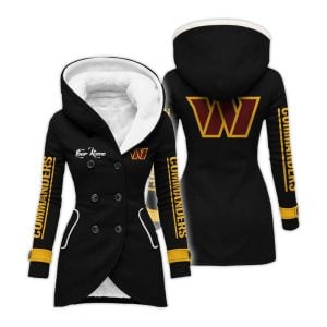 Personalized Commanders Long Hooded Fleece Jacket2