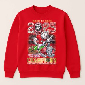 Bulldogs Back To Back 2025 SEC Champions Shirt 2