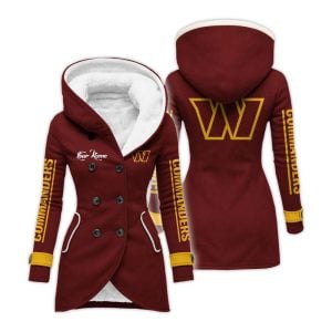Personalized Commanders Long Hooded Fleece Jacket4