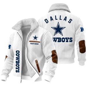 Personalized Cowboys Winter Fleece Western Jacket3
