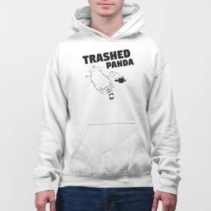Ashland Drunk Raccoon Trashed Panda Shirt 5